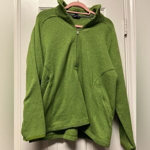 Land’s End Green Fleece Jacket, 2X